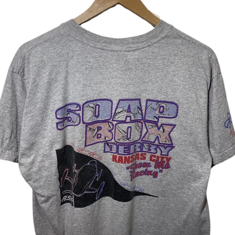 Y2K Soap Box Derby Kansas City Front & Back Racing T-shirt